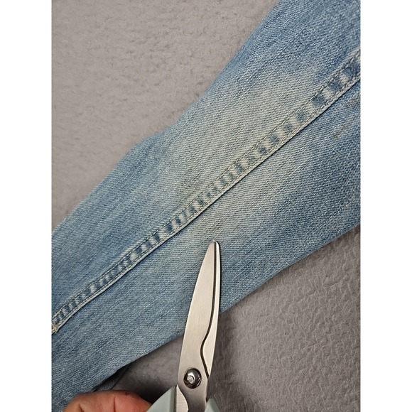 Zara TRF 100% Denim Jacket Women's Medium Blue Floral Embroidered - Picture 11 of 12